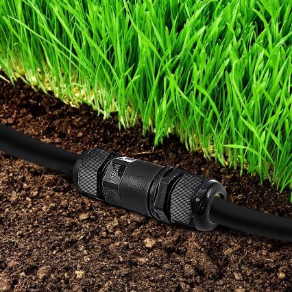 Conector à prova de água IP68 preto