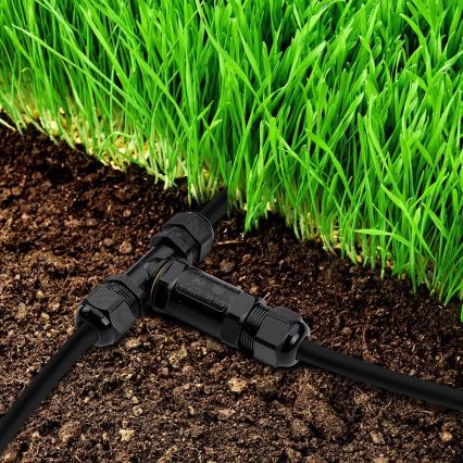 Conector à prova de água IP68 preto