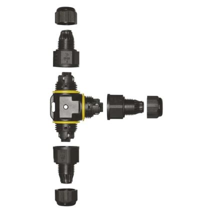 Conector em T com cabo IP68