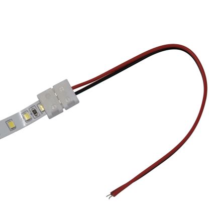 Conector flexível para fitas LED com 2 pinos 8 mm