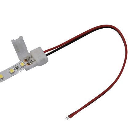Conector flexível para fitas LED com 2 pinos 8 mm