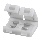 Conector para fitas LED de 2 pinos 8 mm