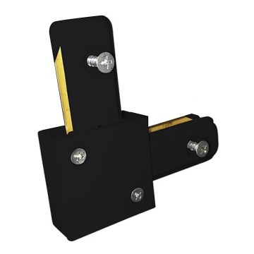 Conector para iluminação em sistema de carril CONNECTOR RS BLACK tipo L