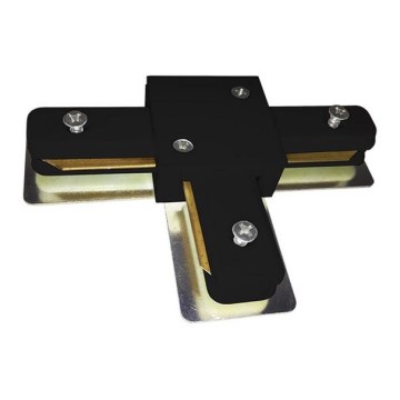 Conector para iluminação em sistema de carril CONNECTOR RS BLACK tipo T