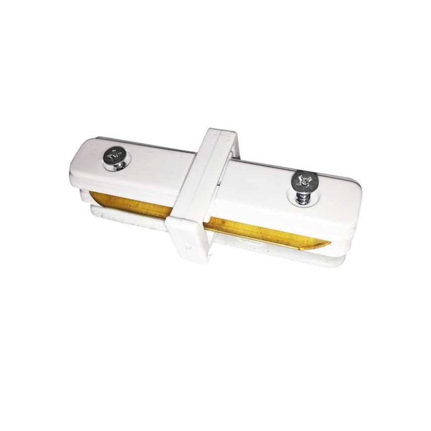 Conector para iluminação em sistema de carril CONNECTOR RS WHITE tipo flat