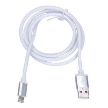 Conector USB 2.0 A - Conector de relâmpago 1m