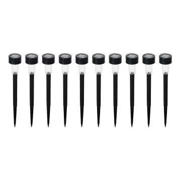 CONJUNTO 10x Candeeiros solares LED LED/0,06W/1,2V 6000K IP44