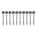CONJUNTO 10x Lâmpada Solar LED LED/0,06W/1,2V 6000K IP44 40 mAh