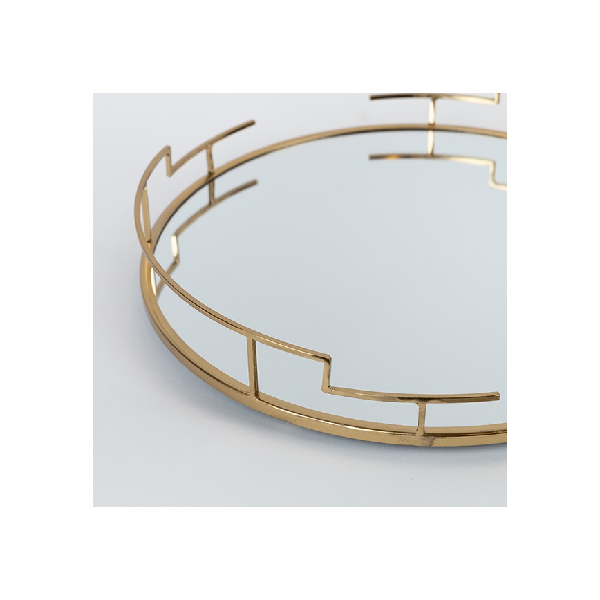 CONJUNTO 2x Bandejas decorativa diâmetro 39/30,5 cm