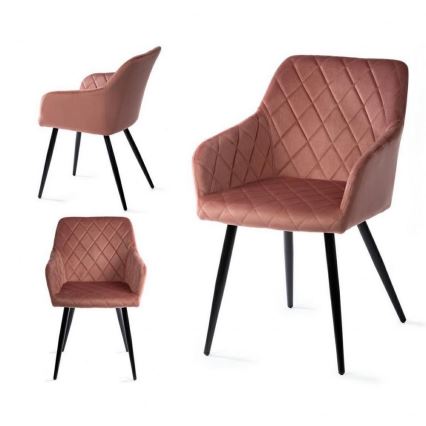 CONJUNTO 2x Cadeira de refeição RICO rosa