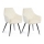 CONJUNTO 2x Cadeira de refeição SAMETTI creme