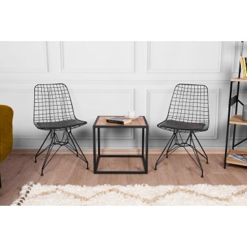 CONJUNTO 2x Cadeira de refeições MINDERLI preta