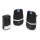 CONJUNTO 2x Campainha de tomada sem fios  230V IP44 preta