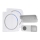 CONJUNTO 2x Campainha de tomada sem fios 230V IP56 branco