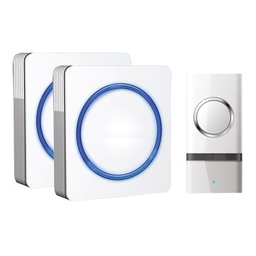 CONJUNTO 2x Campainha Plug-in sem fios 1L23 230V IP44