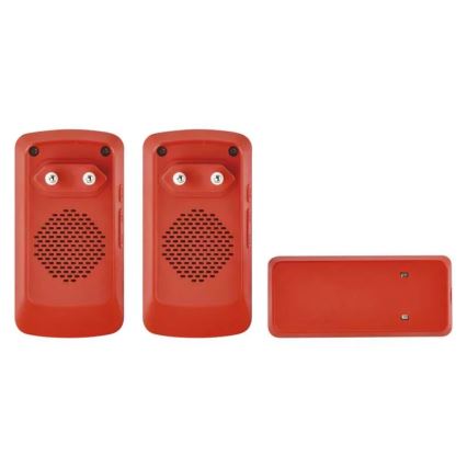 CONJUNTO 2x Campainha sem fios de tomada 230V IP44