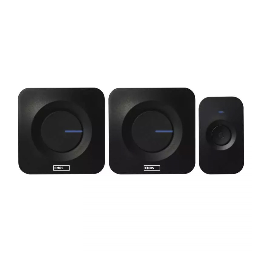 CONJUNTO 2x Campainhas sem fios alimentada a pilhas 3xAAA + 1xA23 IP56