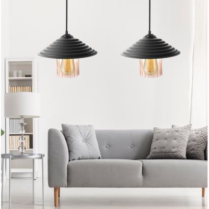 CONJUNTO 2x Candelabro num fio UFO 1xE27/60W/230V