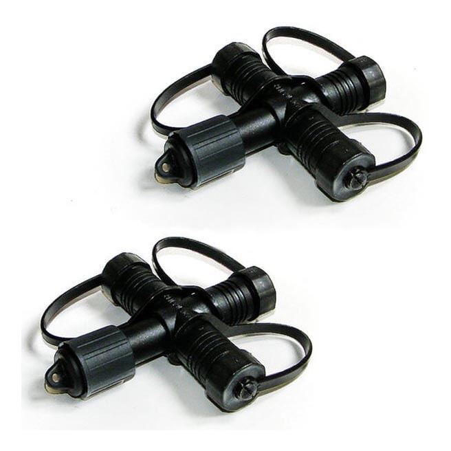 CONJUNTO 2x Conectores exteriores (1x entrada, 3x saída) EASY CONNECT IP67