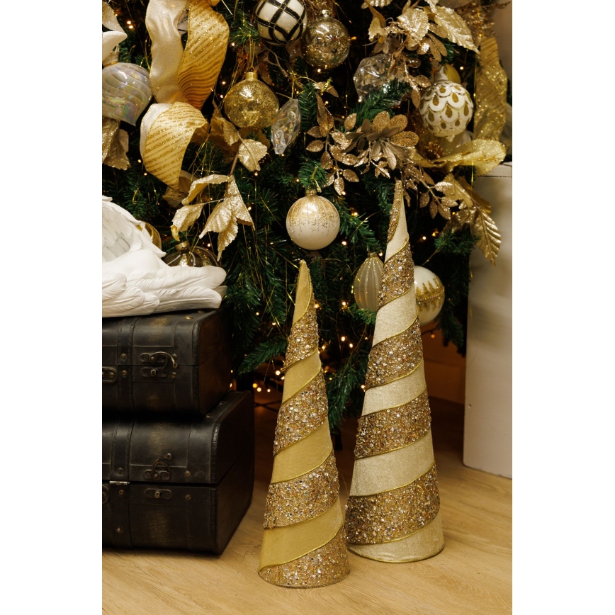 CONJUNTO 2x Decorações de Natal 40/50 cm árvore