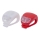 CONJUNTO 2x Iluminação de Bicicleta LED/1xCR2032 IP44 vermelho/branco