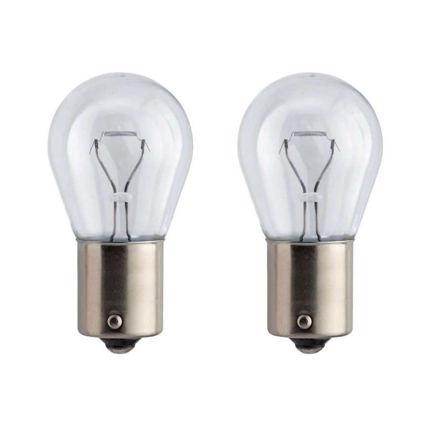 CONJUNTO 2x Lâmpada de carro Philips VISION 12498B2 P21W BA15s/21W/12V