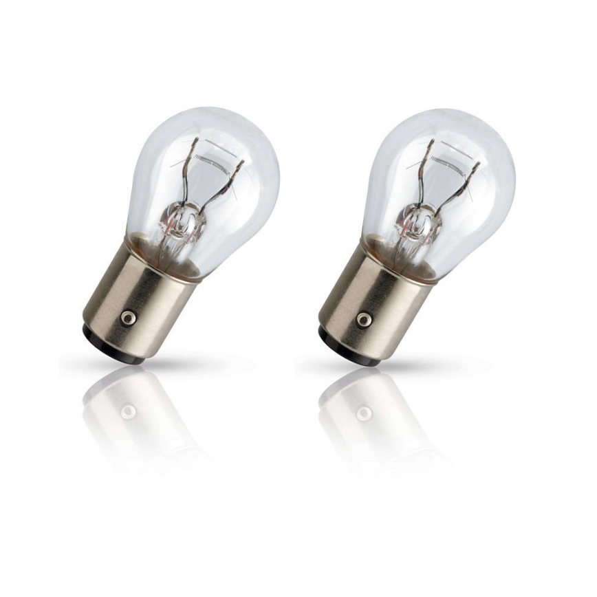 CONJUNTO 2x Lâmpada de carro Philips VISION 12499CP BAY15d/5W/12V