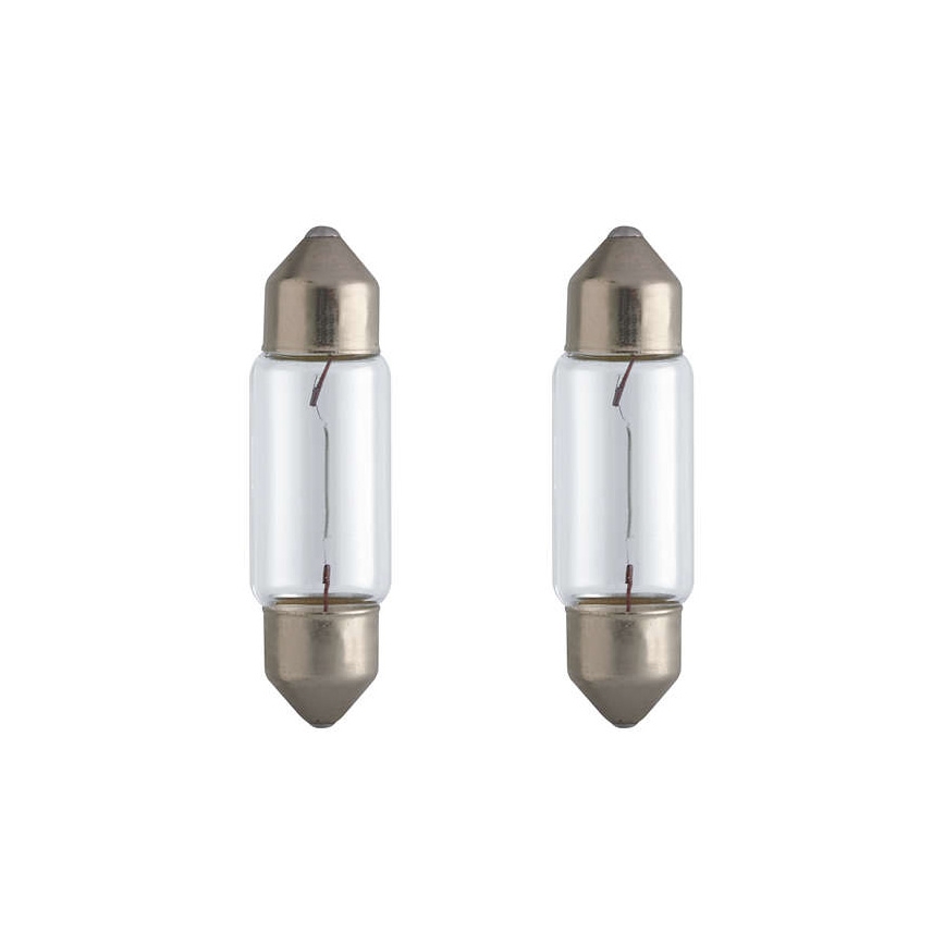 CONJUNTO 2x Lâmpada de carro Philips VISION 12844B2 C5W SW8,5/5W/12V