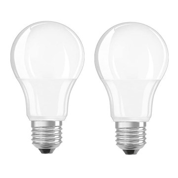 CONJUNTO 2x Lâmpada LED A60 E27/8,5W/230V 2700K