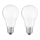 CONJUNTO 2x Lâmpada LED A60 E27/8,5W/230V 2700K