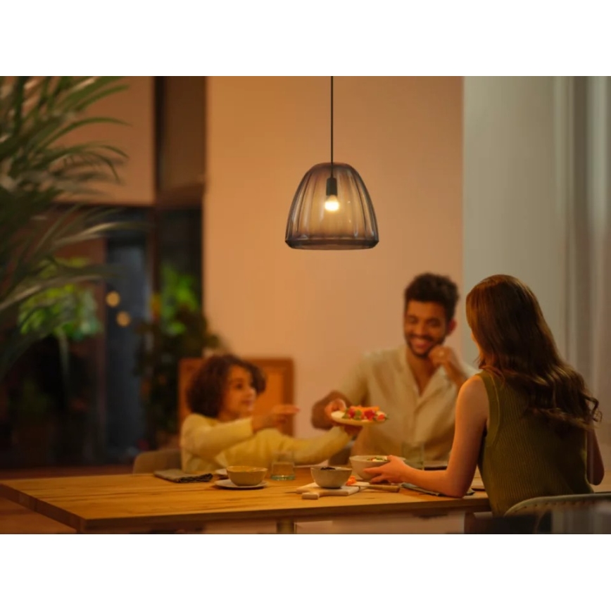 CONJUNTO 2x Lâmpada LED com regulação Philips Hue WHITE AMBIANCE P45 E14/5,1W/230V 2200-6500K