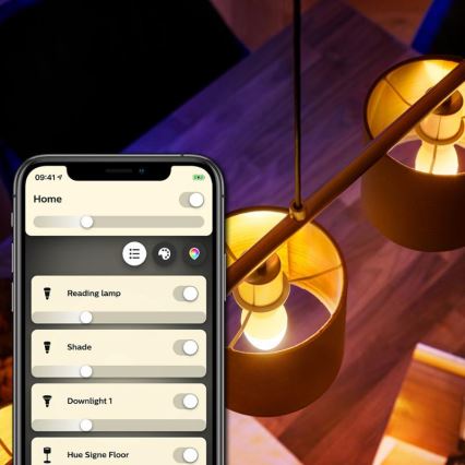 CONJUNTO 2x Lâmpada LED com regulação Philips Hue WHITE E14/5,5W/230V 2700K