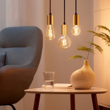 CONJUNTO 2x Lâmpada LED com regulação VINTAGE FILAMENT ST64 E27/6,7W/230V 2000-5000K Wi-Fi - WiZ