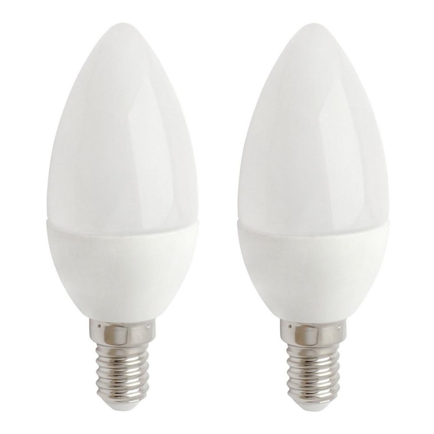 CONJUNTO 2x Lâmpada LED E14/5,5W/230V 2700K - Attralux