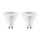 CONJUNTO 2x Lâmpada LED PAR16 GU10/4,7W/230V 2700K - Attralux