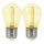 CONJUNTO 2x Lâmpada LED PARTY E27/0,3W/36V amarelo
