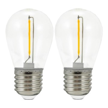 CONJUNTO 2x Lâmpada LED PARTY E27/0,3W/36V