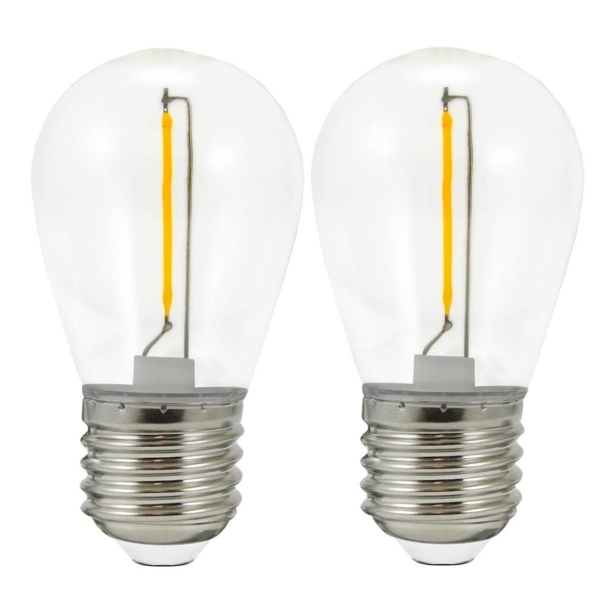 CONJUNTO 2x Lâmpada LED PARTY E27/0,3W/36V