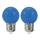CONJUNTO 2x Lâmpada LED PARTY E27/0,5W/36V azul