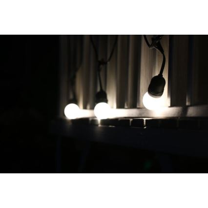 CONJUNTO 2x Lâmpada LED PARTY E27/0,5W/36V branca