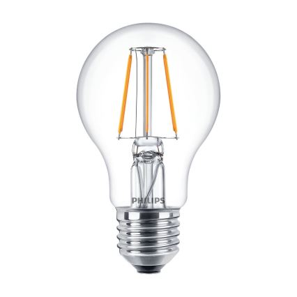 CONJUNTO 2x Lâmpada LED VINTAGE Philips A60 E27/4,3W/230V 2700K