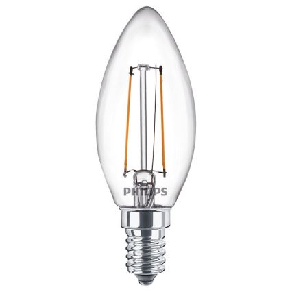 CONJUNTO 2x Lâmpada LED VINTAGE Philips E14/2W/230V 2700K