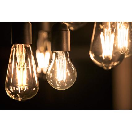 CONJUNTO 2x Lâmpada LED VINTAGE Philips E27/7W/230V 2700K