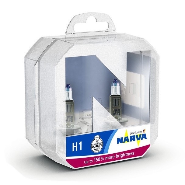 CONJUNTO 2x Lâmpadas de carro H1 P14,5s/55W/12V - Narva 48068RPNVAS2