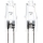 CONJUNTO 2x Lâmpadas industriais G4/10W/12V 2700K - Aigostar