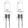 CONJUNTO 2x Lâmpadas industriais G4/20W/12V 2700K - Aigostar