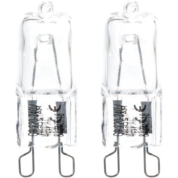 CONJUNTO 2x Lâmpadas industriais G9/40W/230V 2700K - Aigostar