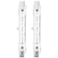 CONJUNTO 2x Lâmpadas industriais J78 R7s/120W/230V 2900K - Aigostar
