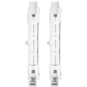 CONJUNTO 2x Lâmpadas industriais J78 R7s/120W/230V 2900K - Aigostar