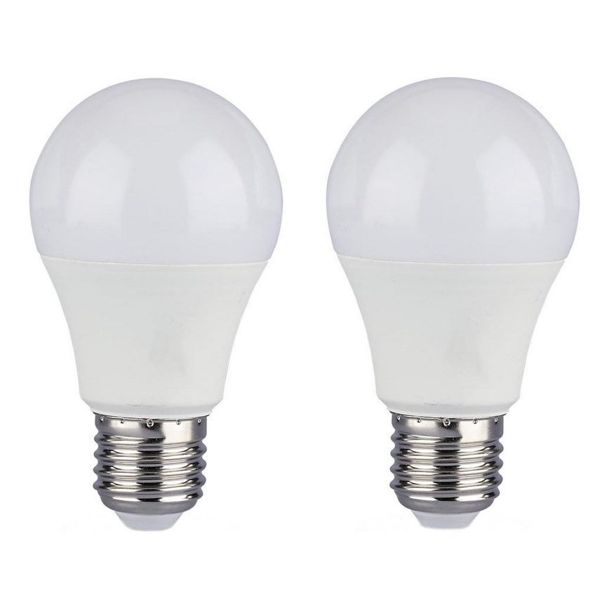 CONJUNTO 2x Lâmpadas LED com regulação A60 E27/9W/230V 4000K